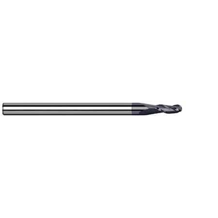 Harvey Tool End Mill for High Temp Alloys - Ball 0.0620" (1/16) Cutter DIA x 0.0500" Length of Cut 787162-C6